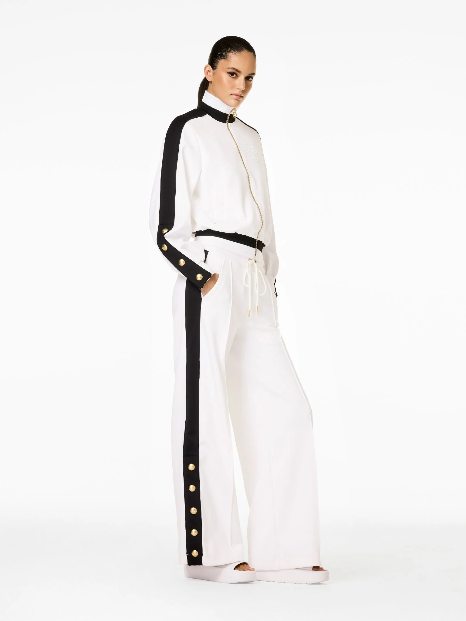 Monaco Track Outfit White